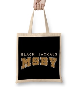 Msby Black Jackals Haikyuu Bez Çanta Uzun Saplı