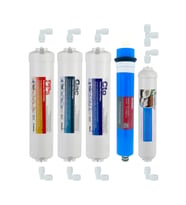 Kapalı Kasa Su Arıtma Cihazı 5 Li Inline Filtresi Seti 5 Aşamalı & Kuno Membran