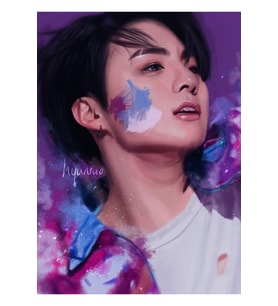 Jeon Jungkook Tablo Ahşap Poster Dekoratif Kod4157