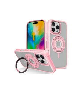 Joko Apple iPhone 16 Pro Max Banza Magsafe Standlı Kapak - Pembe