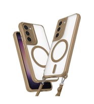 Durukar® Samsung Galaxy S23 Kılıf Enka Magsafe Silikon Kılıf - Desert