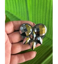 6X5 CM FÜME TAŞLI ARMA DİKİŞ GİYİM AKSESUARI