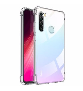Xiaomi Redmi Note 8 Pro Kılıf Şeffaf Nitro Anti Shock Kapak (Renksiz)
