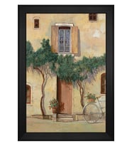 Manzara Temalı Kanvas Tablo 80 x 110 cm Siyah Çerçeve