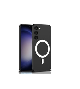 Samsung Galaxy S23 Plus Uyumlu Kılıf Wireless Şarj Özellikli Zore Kıpta M-safe Silikon Kapak