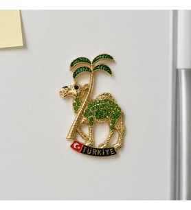 Deve Figürlü Türkiye Magnet – Dekoratif Buzdolabı Süsü Hediyelik Magnet