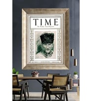 Gümüş Çerçeveli Atatürk Tablo za475