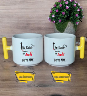 Bu Kadın Harika Bir Anne Kupa Bardak T Sarı Kulplu Anneye Doğum Günü Anneler Günü Hediyesi