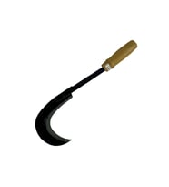 Sürmene Kırmızı Plastik Saplı Orak 43 Cm - Buğday Hasadı TG-V 7095