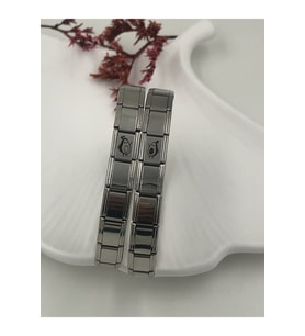 KALPLİ AVAKADO İTALYAN CHARM ANI ÇELİK ÇİFT BİLEKLİĞİ 2 ADET) KUTULU NOT YAZILABİLİR FMACCESORİES