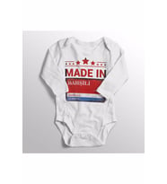 Unisex Bebek Beyaz Kırıkkale Temalı Zıbın