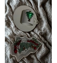 RÜWÜZEL Yılbaşı Özel Tasarım Kahve Fincanı & Jel Mum Seti