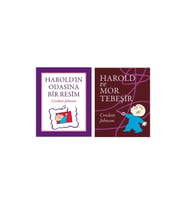 Harold'ın Odasına Bir Resim + Harold Ve Mor Tebeşir- 2 Kitap Set - Iş Bankası Özel Set Harold'ın Oda