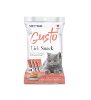 Spectrum Gusto Lick Snack Somon Balıklı 4x15gr