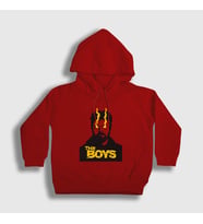 Presmono Unisex Çocuk Kırmızı Eyes Billy Butcher The Boys Kapüşonlu Sweatshirt 458337tt