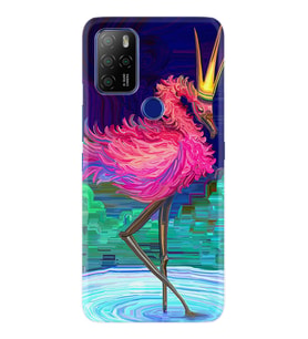 Omix X300 X500 X400 X600 X700 Kılıf Desemli Silikon Queen Flamingo 1748