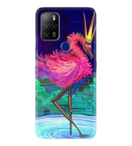 Omix X300 X500 X400 X600 X700 Kılıf Desemli Silikon Queen Flamingo 1748