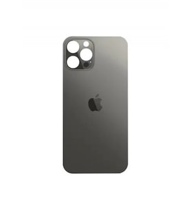 iPhone 12 Pro Arka Pil Kapağı (Cam) Siyah