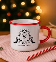 BK Gift Kişiye Özel İsimli Kırmızı Emaye Kupa Bardak -12, Arkadaşa Hediye, Sevgiliye Hediye