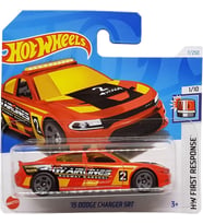 Hot Wheels - ´15 Dodge Charger Srt - Hw First Response 1/10 - Htb56 - Short Card - Acil Durum Aracı (Çok Renkli)