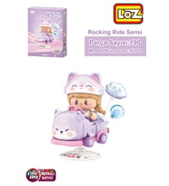 Loz Creative Serisi Sallanan Mor Tilki Modeli 190 Parça Oyuncak Yapım Seti FFLZ-4305