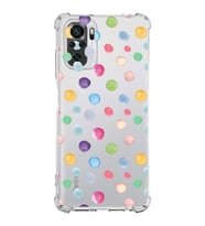 PrintiFy Xiaomi Redmi 10 2022 Uyumlu Water Color 6 Baskılı Şeffaf Köşe Korumalı Antişok Kılıf