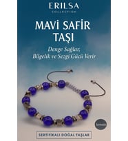 Sertifikalı Sentetik Mavi Safir Taşı Bileklik – Bilgelik, Sezgi ve Denge Enerjisi (Çok Renkli)