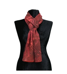 e38 EL İŞÇİLİĞİ KADIN RENKLİ EBRU ŞAL 176*70 cm - Ş0133