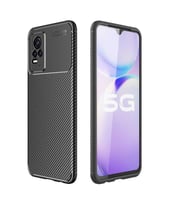 Vivo V21E Kılıf Esnek Soft Karbon Tasarım Legion Serisi (Siyah)