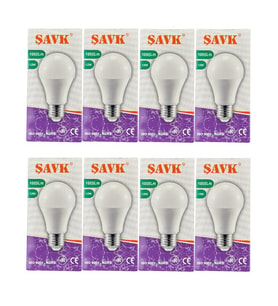 Şavk 12W 4000K (Günışığı) E27 Duylu Led Ampul (8 Adet)