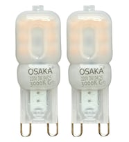 (2 Adet) Osaka 3W Sarı Işık (3000K) Buzlu Dim Edilebilir G9 Duylu Led Kapsül Ampul