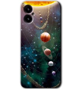 Omix X5 Kılıf HD Desen Baskılı Arka Kapak - Cosmos