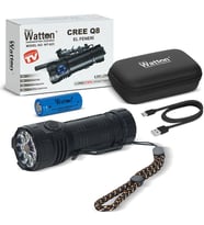 CREE Q8 XPG 8+1 LED Fener Şarjlı Güçlü Yüksek Performanslı Aydınlatma WT-623