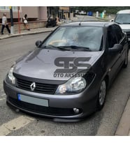Renault Symbol Thalia Cupra R Uyumlu Ön Lip Mat Siyah Ön Tampon Lip