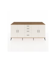 Kronos Konsol 2 Raflı 4 Çekmeceli 4 Kapaklı 220x59x99 Çam-Aytaşı/Aytaşı