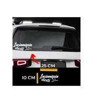 İNCİNMİŞSİN DEDİ STICKER 10X25 CM
