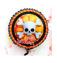 Halloween İskelet Kuru Kafa Folyo Balon 18 inç (5343)
