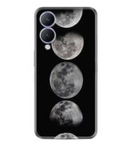 Vivo Y17S Kılıf Resimli Desenli Baskılı Silikon Great Moons 1354