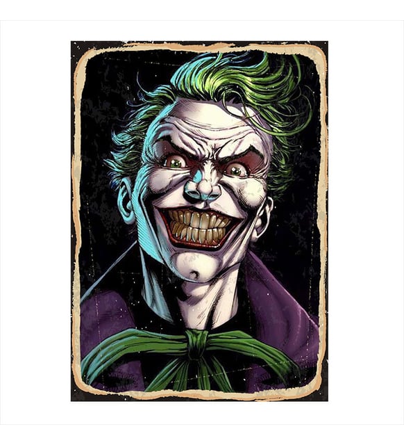 Korkutucu Joker Hediyelik Mdf Tablo
