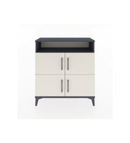Arges Şifonyer 4 Raflı 4 Kapaklı 88x30x96 Antrasit-Aytaşı