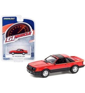 1981 Ford Cobra 1/64 Model Araba (Kırmızı)