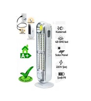 22 cm Solar  Volemi Şarjlı Led Lamba 0053