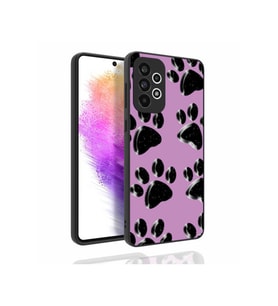 Samsung Galaxy A73 Uyumlu Kılıf Desenli Kamera Korumalı Parlak Zore Nora Kapak (Model 3)