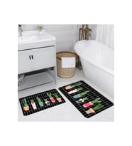Eliana Home Baskılı 2'li Banyo Paspas Takımı RVG5145