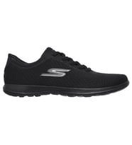 Skechers Go Walk Lite-Impulse Womens Sneaker Lastik Bağcıklı Kadın Günlük Spor Ayakkabı Siyah