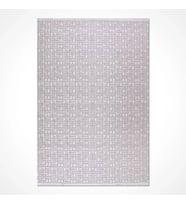 Makine Kaymaz Yıkanabilir Gri Geometrik Triko Salon Halısı Mutfak Halısı Koridor Halısı Yolluk HP06K