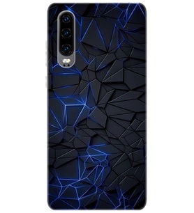 Huawei P30 (ELE-L09/L29) Uyumlu Kılıf Desen Baskılı Silikon Karmaşık Design STK:1874
