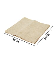 3 PCS 28X28CM YEŞİL LİF KABAK BİTİKİ ÜRETİMİ SAF DOĞAL TEMİZLİK BEZİ (5343)
