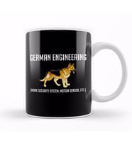 German Shepherd Engineering Home Security System Kupa Bardak Porselen