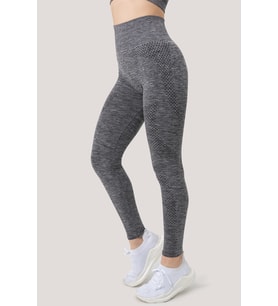 GIGOTTO Kadın Seamless Yüksek Bel Spor Tayt (Grimelanj)